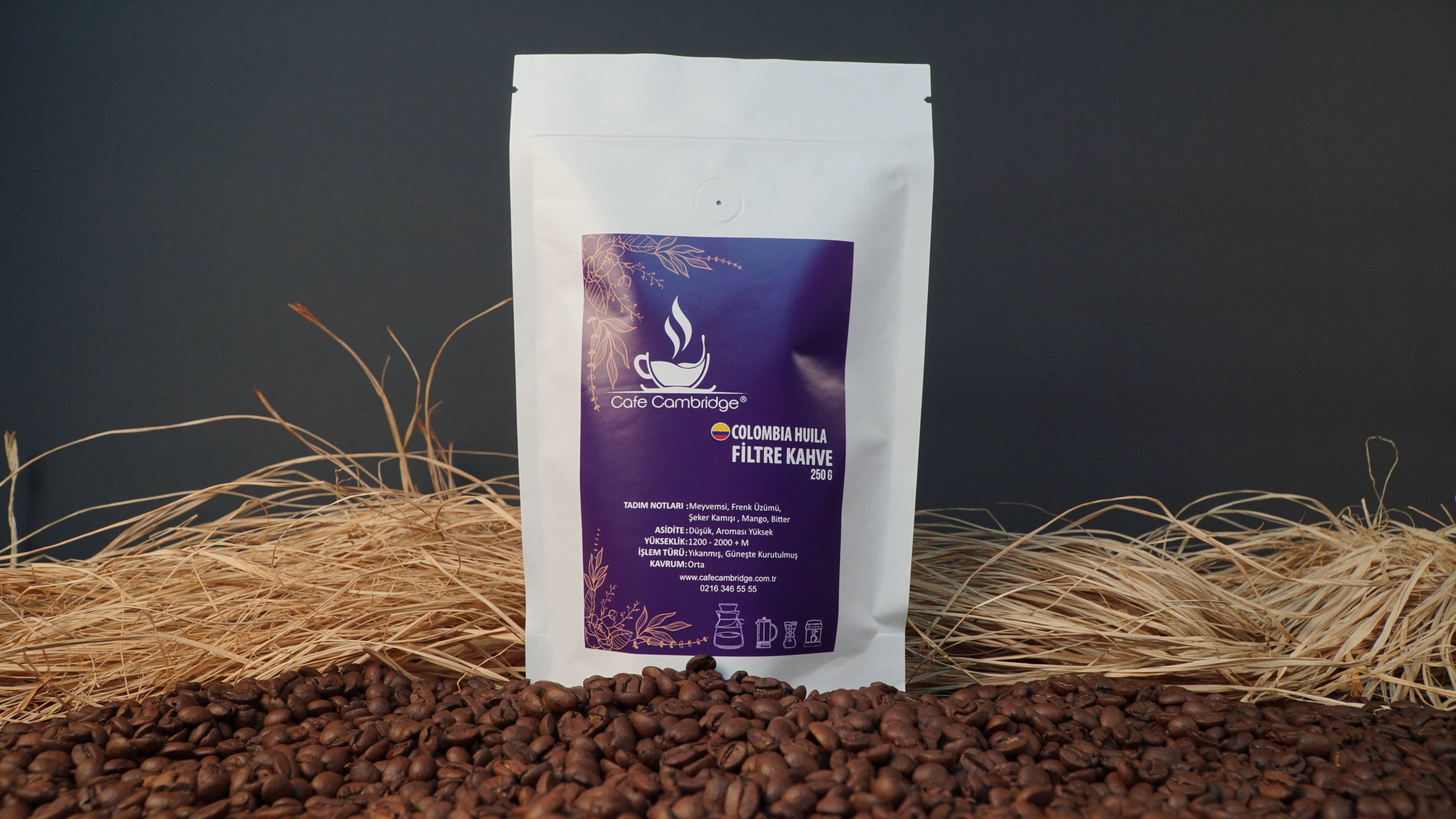Colombia Huila Çekilmiş Filtre Kahve - 250gr
