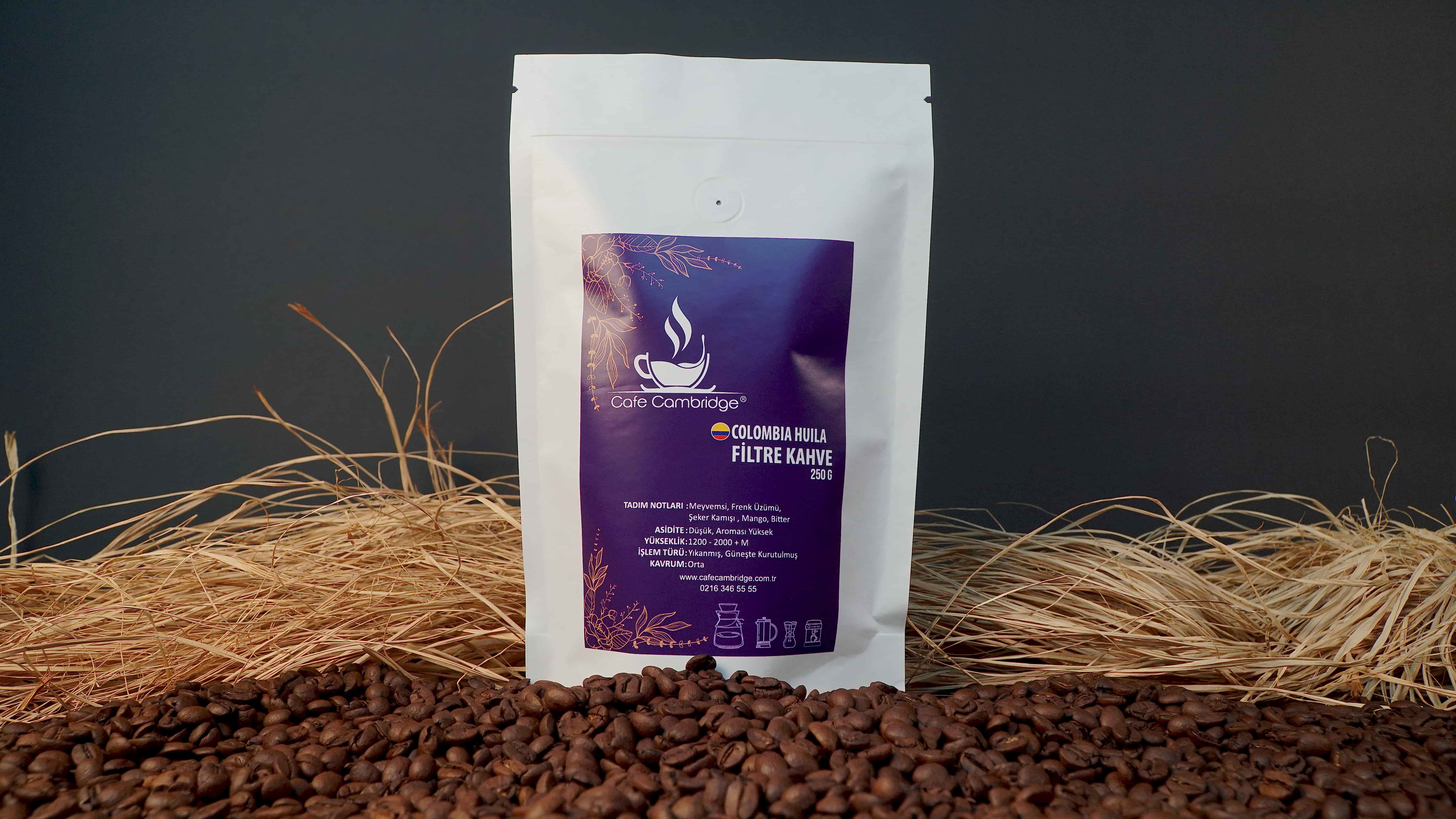 Colombia Huila Çekilmiş Filtre Kahve - 4x250gr